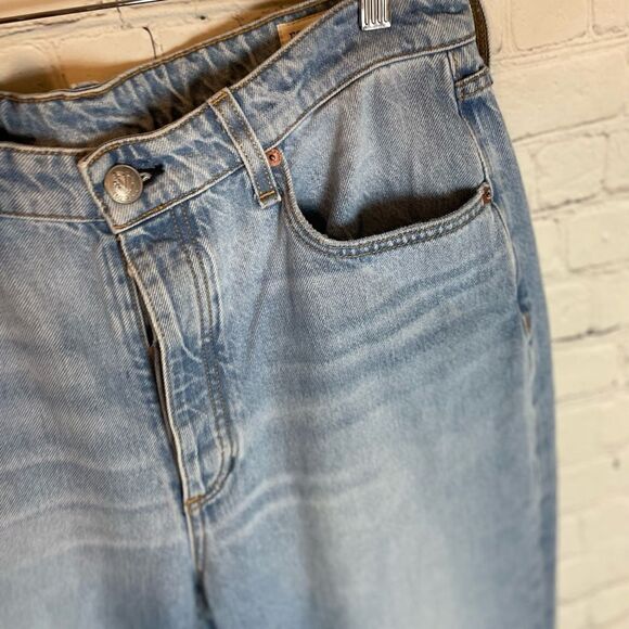 RAG AND BONE Alex Non stretch High Waist Straight Leg Fly buttons Jeans - Picture 6 of 14